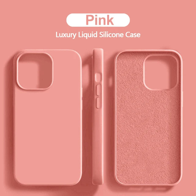 Luxury Liquid Silicone Phone Case New