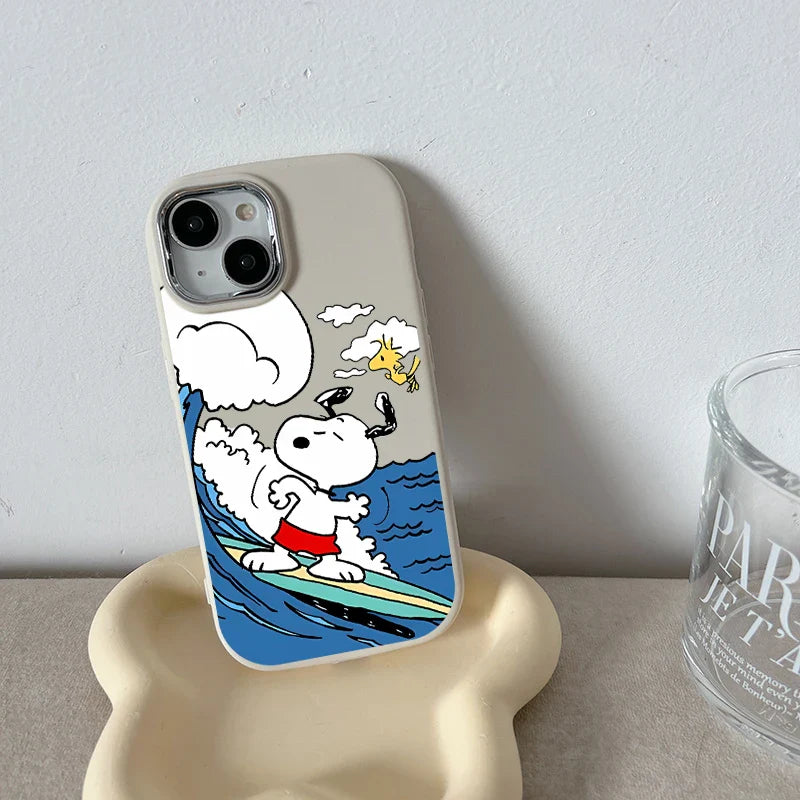 Simple Snoopy Phone Case for iPhon