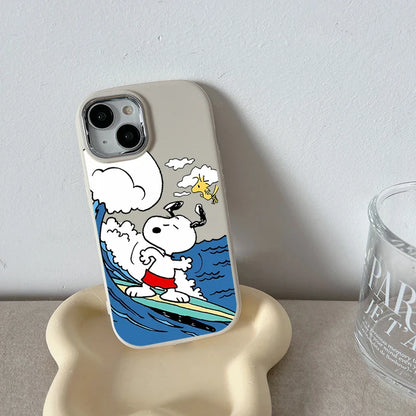 Simple Snoopy Phone Case for iPhon