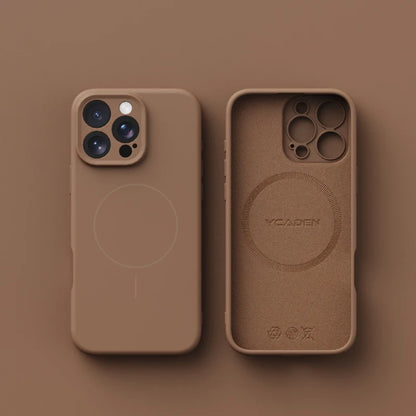 Original Liquid Soft Silicone For Magsafe Wireless Charge Magnetic Phone Case New