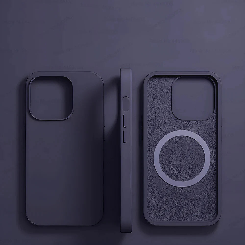 Magsafe Liquid Silicone Magnetic iPhone Case