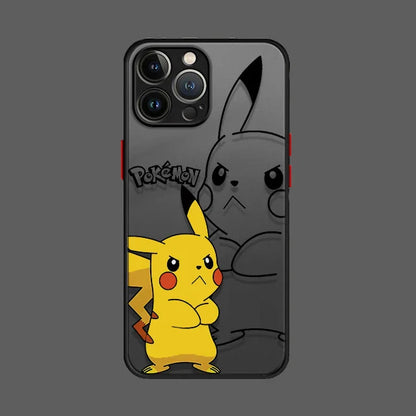 Pokemo Pikachu Cartoon Phone Case for iPhone