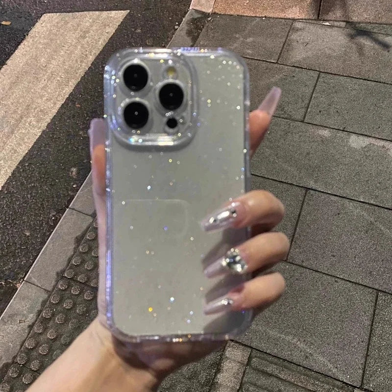 Soft Glitter Transparent Phone Case