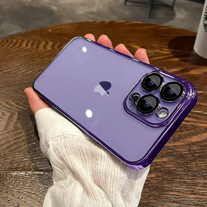 Luxury Plating Clear Phone Case