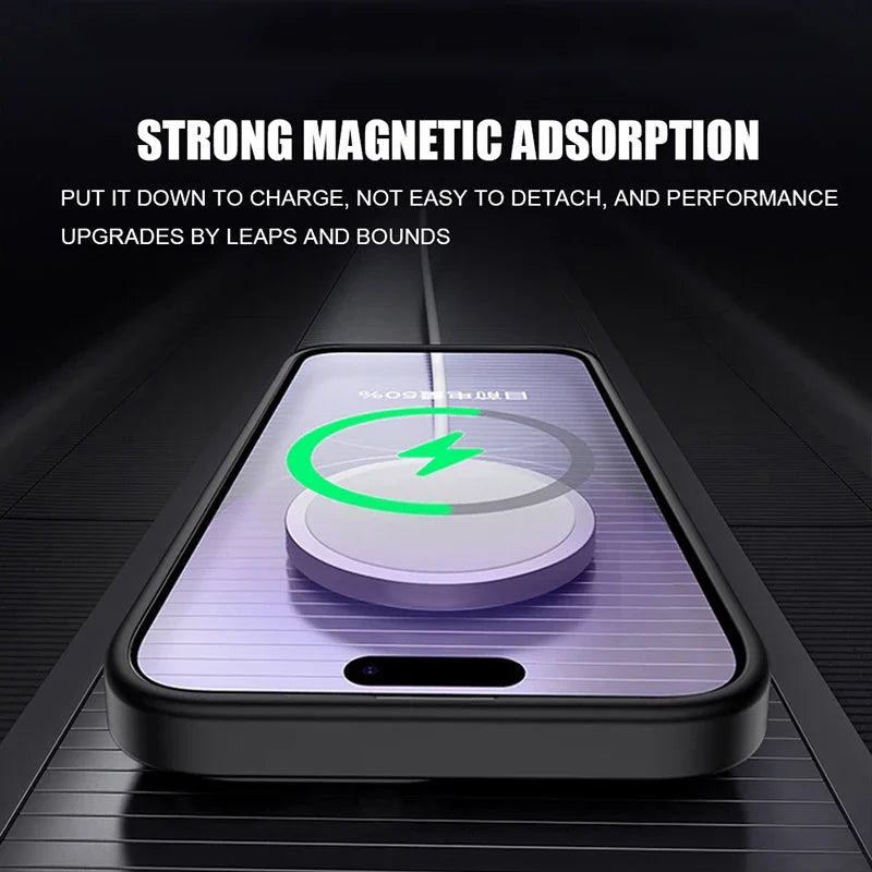 Matte Magnetic Wireless Charge Translucent Case New