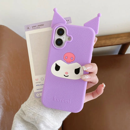 Japan Ins Cute 3D Cartoon Kuromi Phone Case