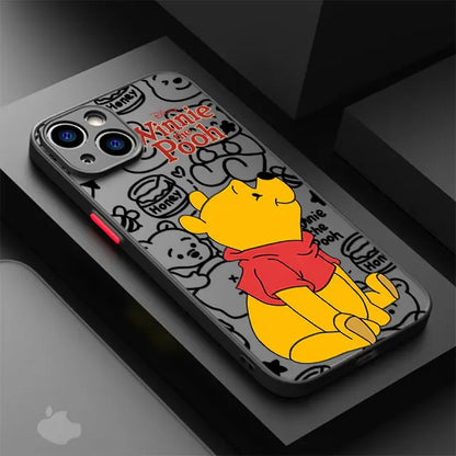 Disney Winnie The Pooh Transparent Phone Case for iPhone