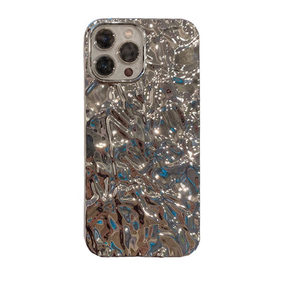 Luxury Plating Tin Paper Pattern Phone Case