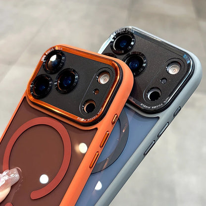 Luxury Magnetic Metal Lens Bumper Protection Phone Case