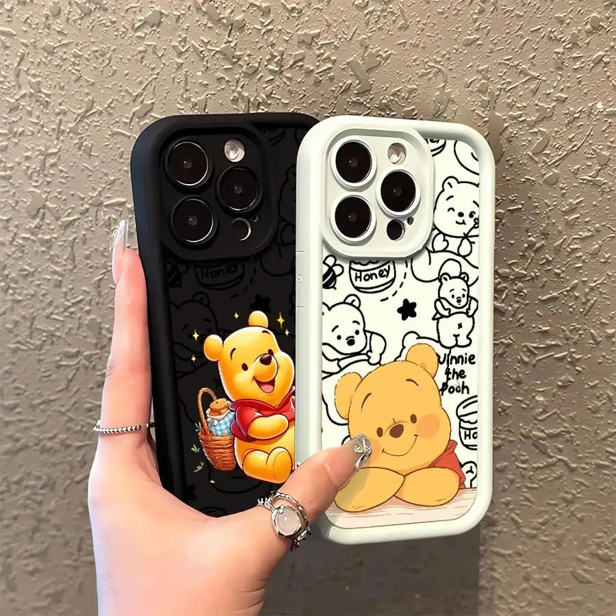 Disney Winnie The Pooh Silicone Phone Case for iPhone