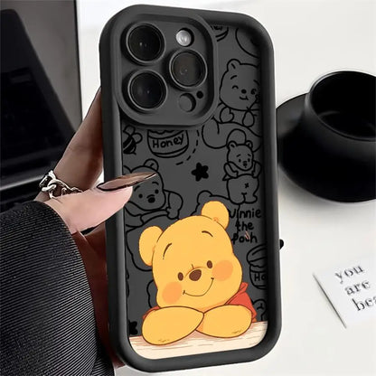 Disney Winnie The Pooh Silicone Phone Case for iPhone