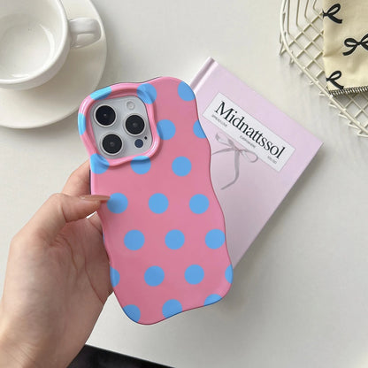 Cute Glossy Polka Dots Phone Case