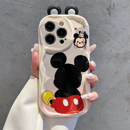 3D Ears Mickey Winnie Minnie Phone Case