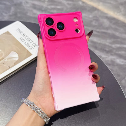 Rectangular Wireless Charge Magnetic Gradient Phone Case
