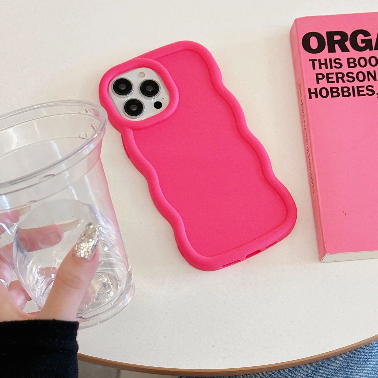 Soft Matte Candy Wavy Phone Case