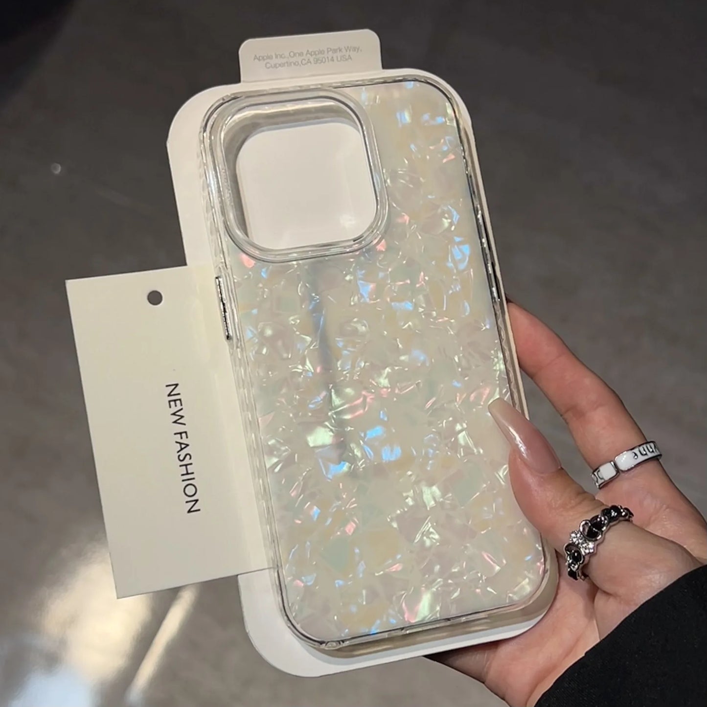 Luxury Glitter Shell Pattern Laser Phone Case