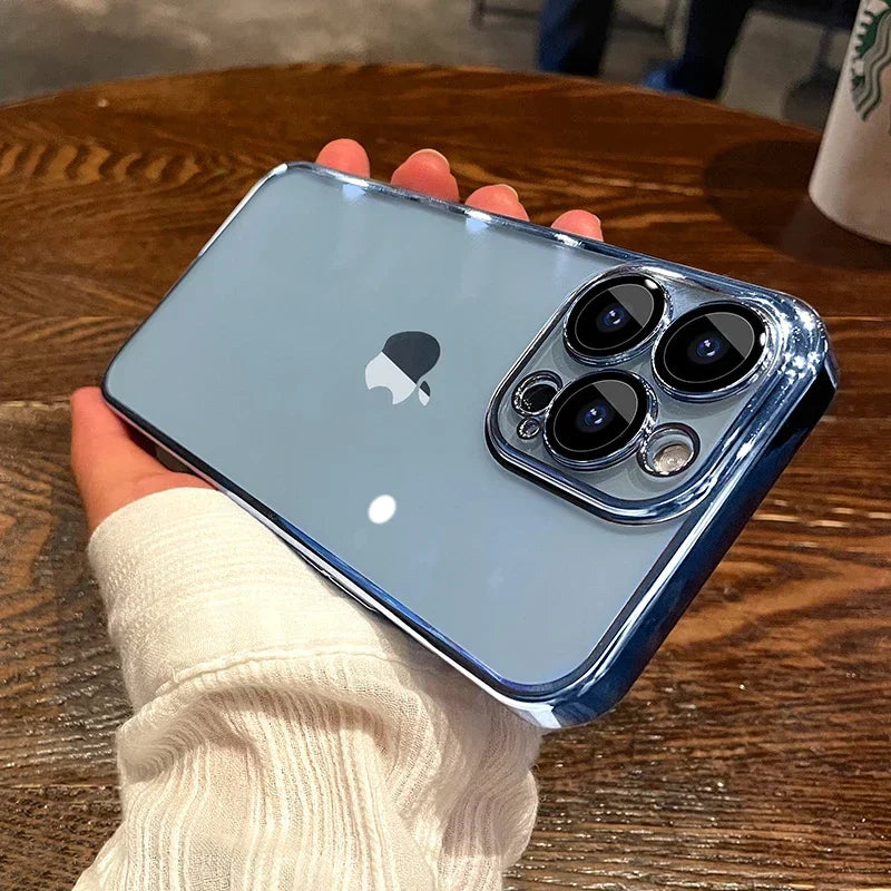 Luxury Plating Clear Phone Case