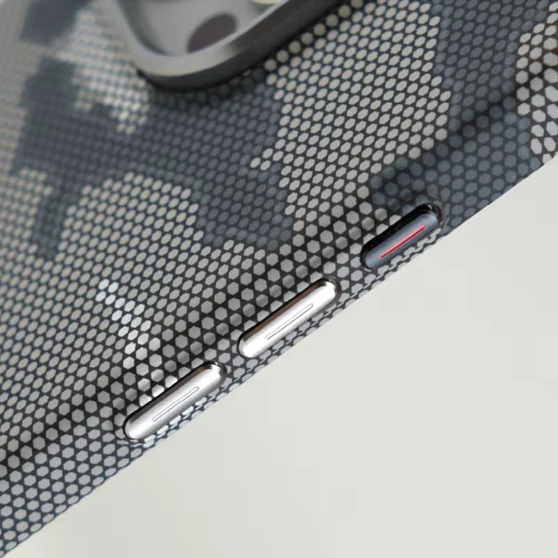 Camouflage Graffiti MagSafe Phone Case for iPhone