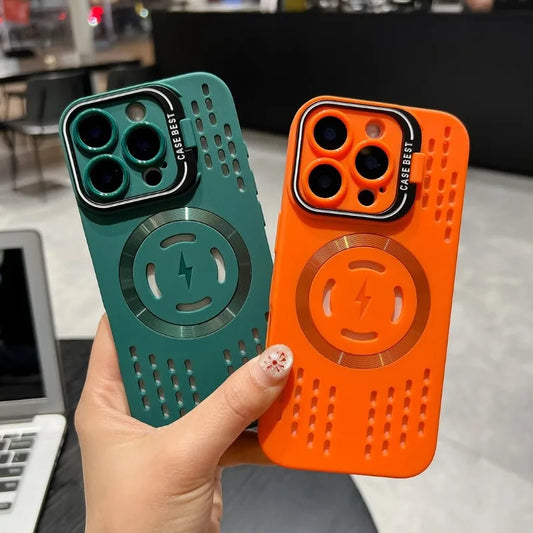 Breathable Magnetic Cooling Case for iPhone