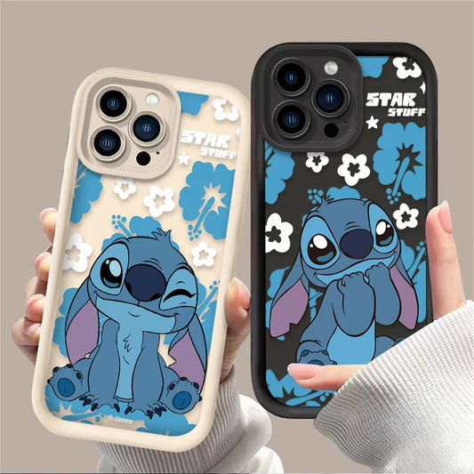 Disney Stitch Cartoon Phone Case for iPhone