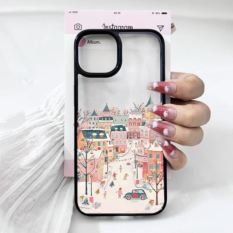Merry Christmas Beautiful Winter Snow Phone Case