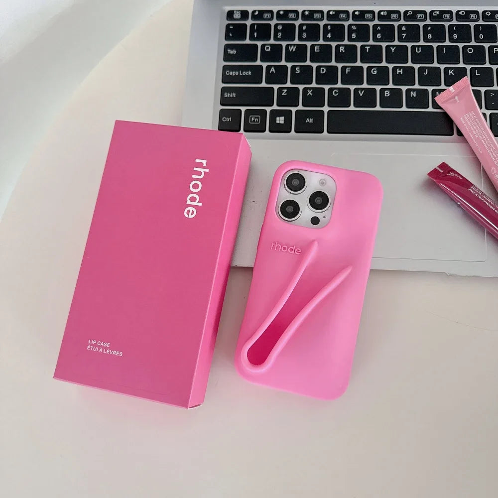 Rhode Lipstick Holder Case For iPhone With Box