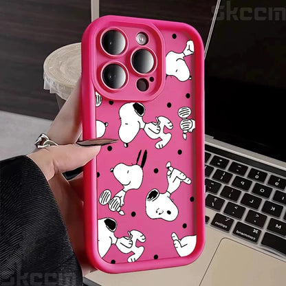 Snoopy Cartoon Phone Case for iPhone