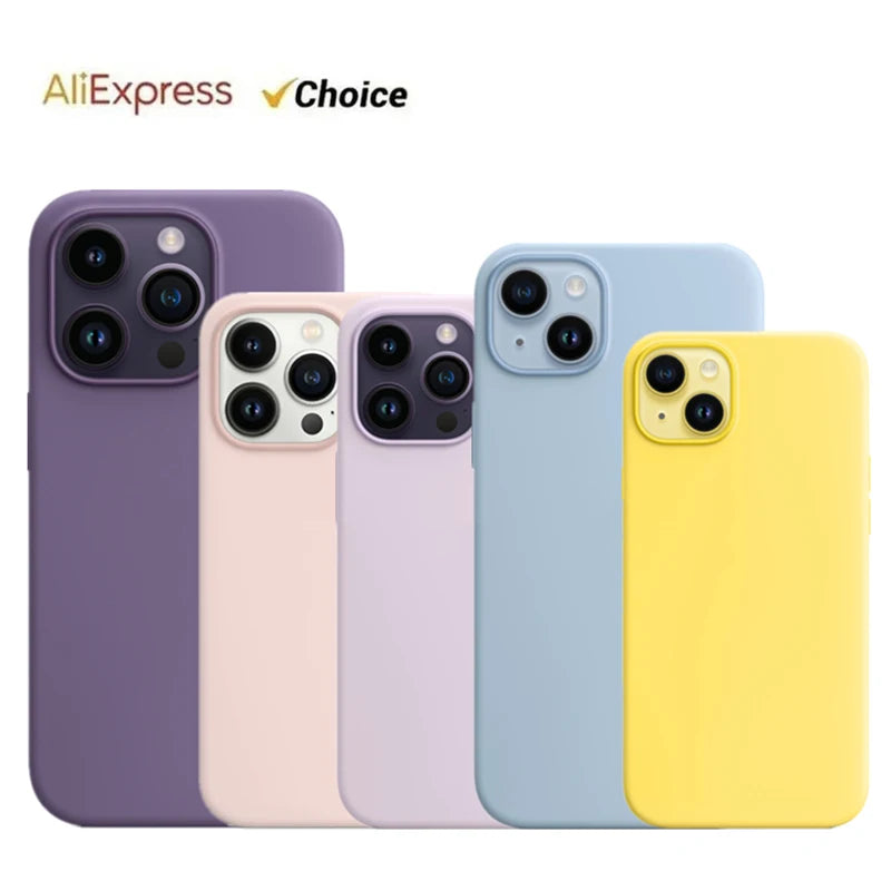 Original Apple Silicone Phone Case