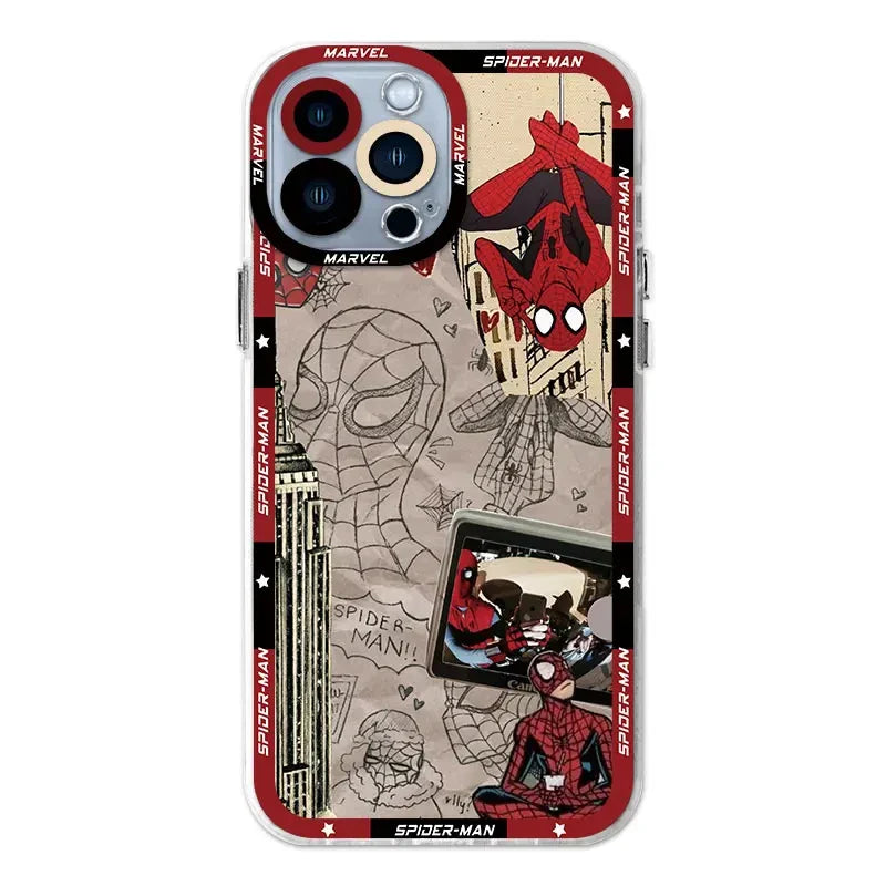 Spider-Man Clear Silicone Case
