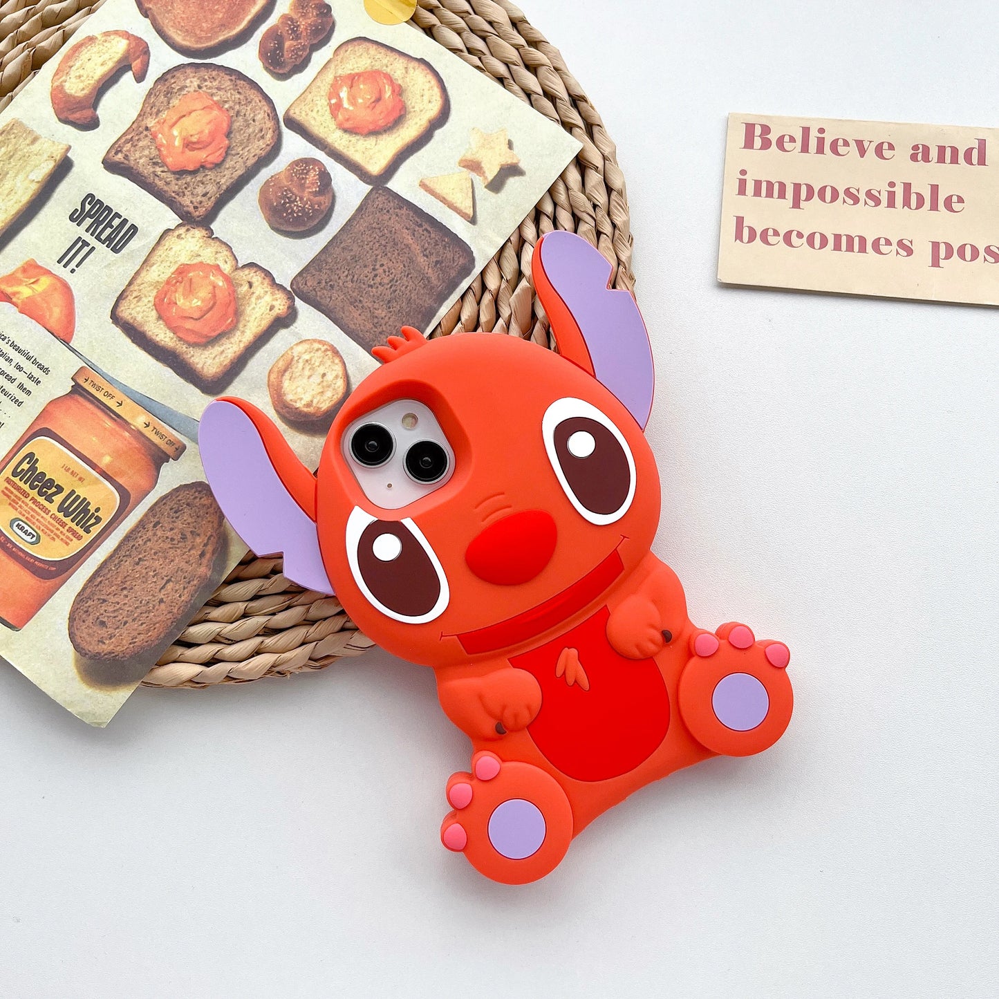 Cute 3D Cartoon Lilo Stitch Phone Case