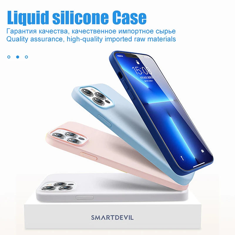 Luxury Liquid Silicone Phone Case