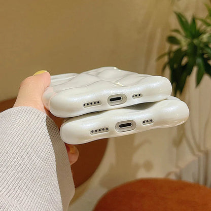 Meteorite Pearl Cream White Soft Phone Case