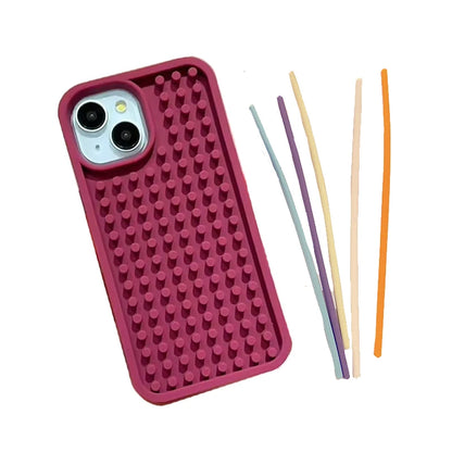 Funny Sensory Activity Board Silicone Decompression Phone Case