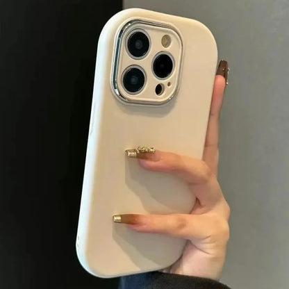 Luxury Cute Soft Silicone Candy Color Phone Case