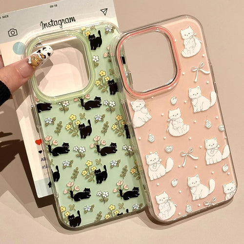 Lovely Cute Cat Silicone Phone Case