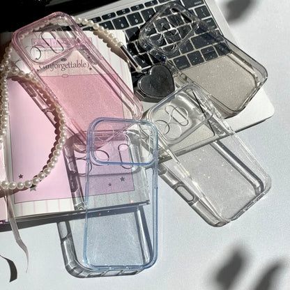 Ultra Thin Glitter Bling TPU Transparent Phone Case