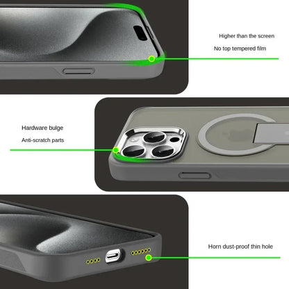 Invisible Stand Magnetic Case for iPhone