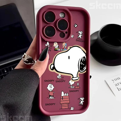 Snoopy Cartoon Phone Case for iPhone