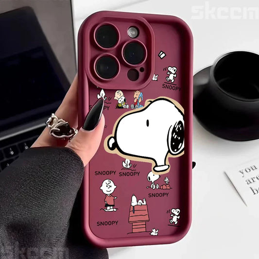 Snoopy Cartoon Phone Case for iPhone