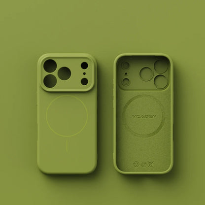 Original Liquid Silicone For Magsafe Soft Phone Case New