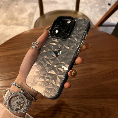 Diamond Glitter Transparent Case for iPhone