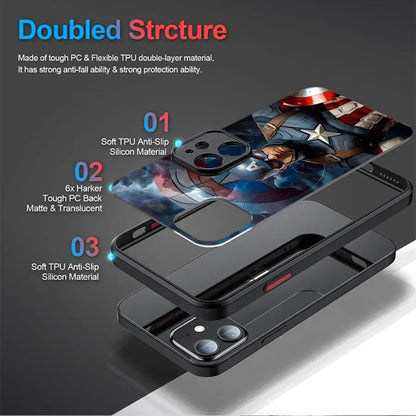 Marvel Captain America Phone Case for iPhone