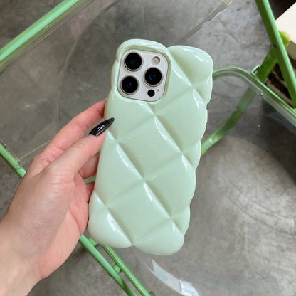 3D Luxury Diamond Lattice Air Cushion Color Plating Phone Case