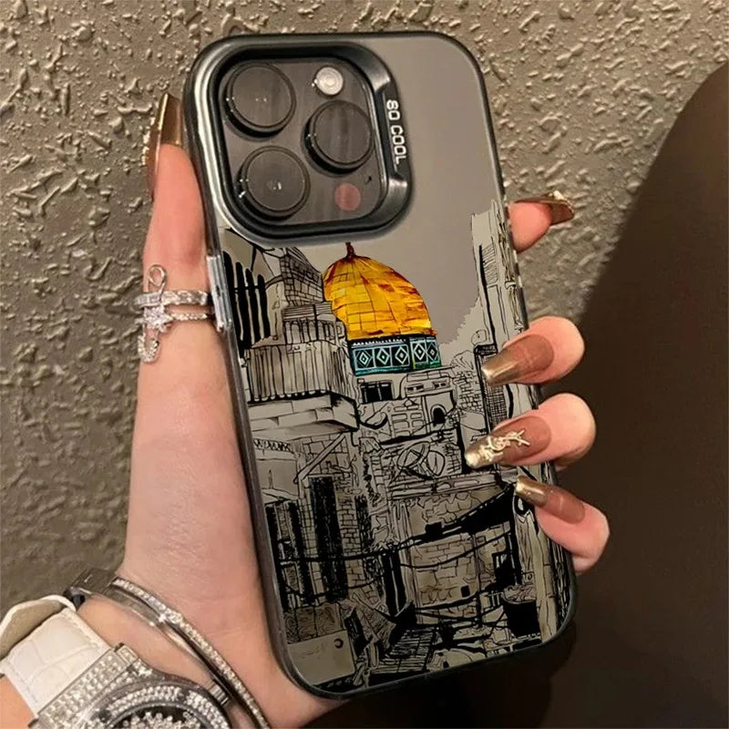 Building Silhouette Design Print Phone Case