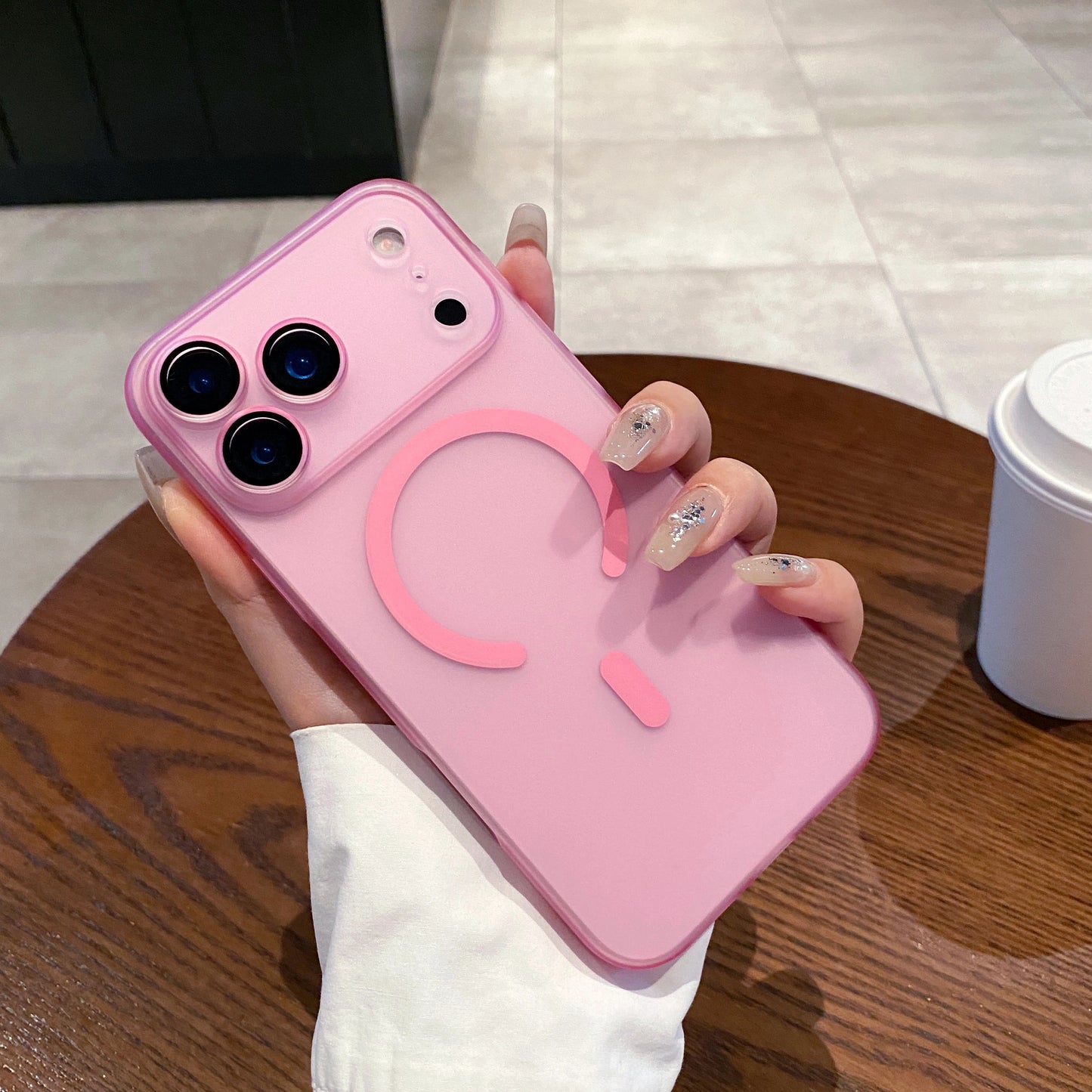 Luxury Ultra Thin Matte Clear For Magsafe Phone Case