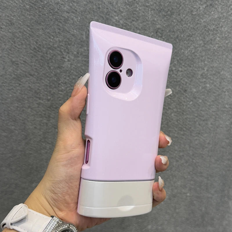 Candy Color 3D BB Cream Facial Cleanser Shape Phone Case