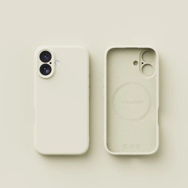 Original Liquid Silicone Magnetic Phone Case New