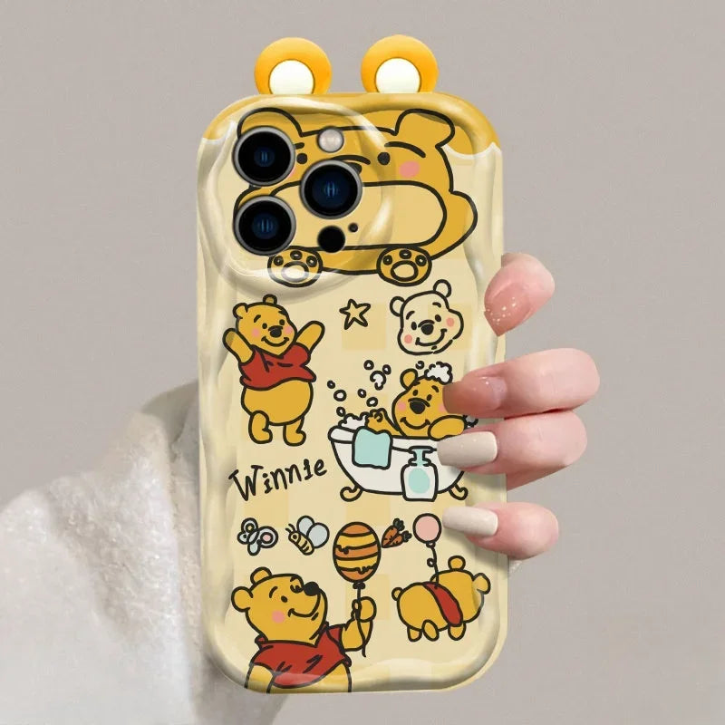 3D Ears Mickey Winnie Minnie Phone Case