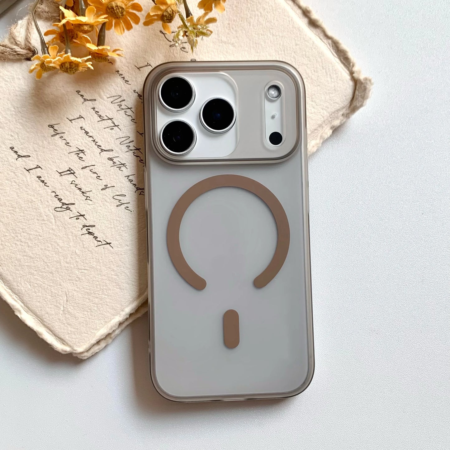 Ultra Thin Frosted PC Hard For Magsafe Magnetic Phone Case