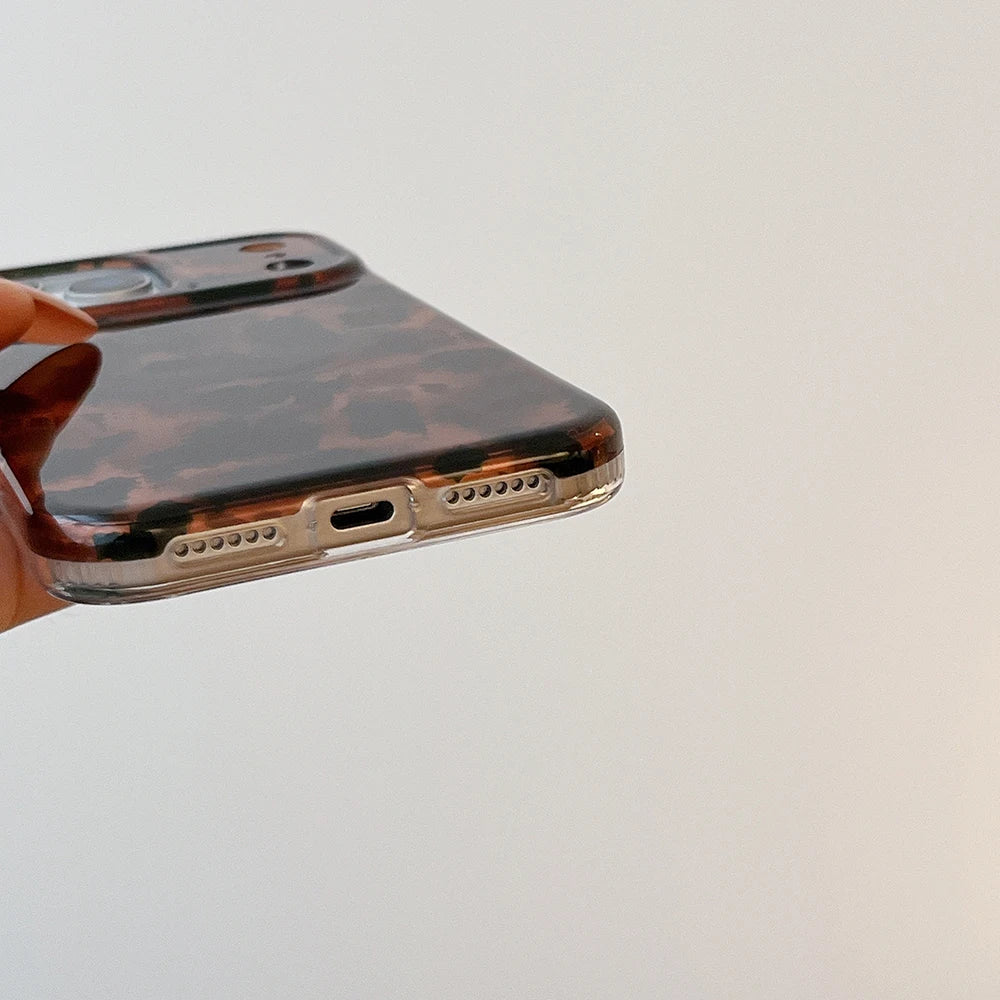 Luxury Amber Wireless Charge Magnetic Shockproof Protective Phone Case